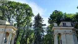 Готовность входной зоны Курортного парка Ессентуков составляет 60%