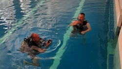 Ессентукские водолазы проходят спецподготовку в Новороссийске
