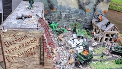 Самую масштабную в крае инсталляцию на тему ВОВ организовали в Ессентуках