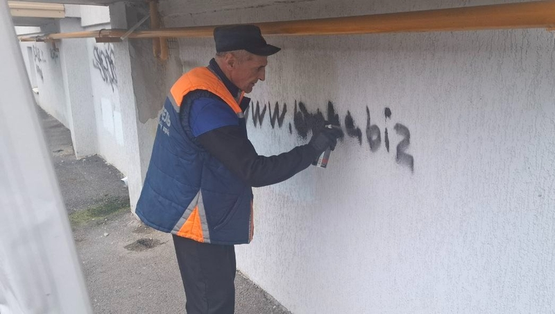 Рейд по очистке улиц от наркорекламы прошёл в Ессентуках