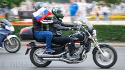 Мотоциклисты поучаствовали в праздновании Дня Победы в Ессентуках