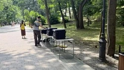 Точку незаконной торговли закрыли в курортном парке в Ессентуках