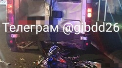 Житель Ессентуков разбился на мотоцикле 