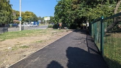 Тротуар к школе №1 отремонтировали в Ессентуках