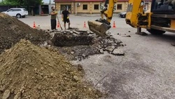Ливнёвку на Боргустанском шоссе ремонтируют в Ессентуках